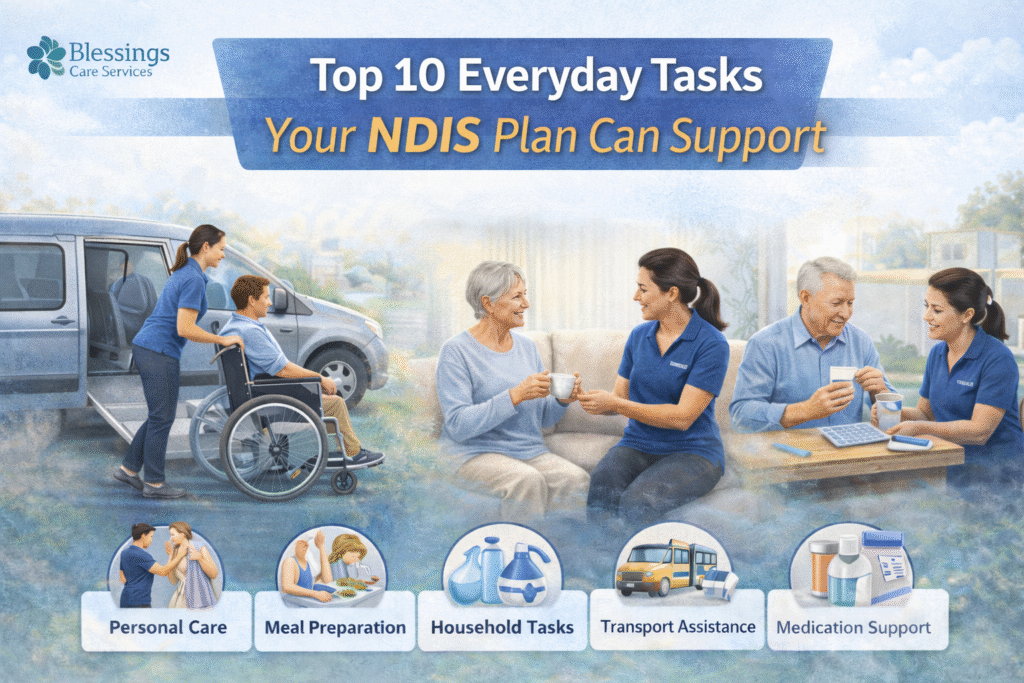 top 10 tasks your NDIS supports